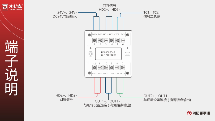 LD6800ED-2模塊端子說(shuō)明